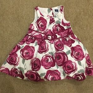 Janie and Jack Magenta Rose Baby Girl Dress